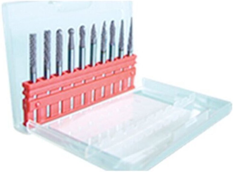 Karnasch - Rotierfräser-Set, ø 3 mm, Schaft 3 mm, HP-3-VERZAHNUNG, unbeschichtet