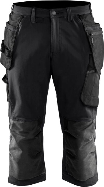 Arbeitshose aus dehnbarem Handwerker-Stretch 4D 1521 - Schwarz/Dunkelgrau M - FR(44) - SE(C50) - Standards