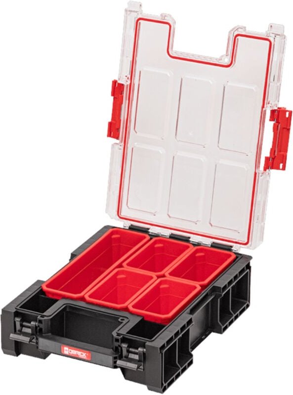 System one Organizer m Plus stapelbar 364 x 264 x 106 mm 4 l IP66 mit 5 Inlays - Qbrick