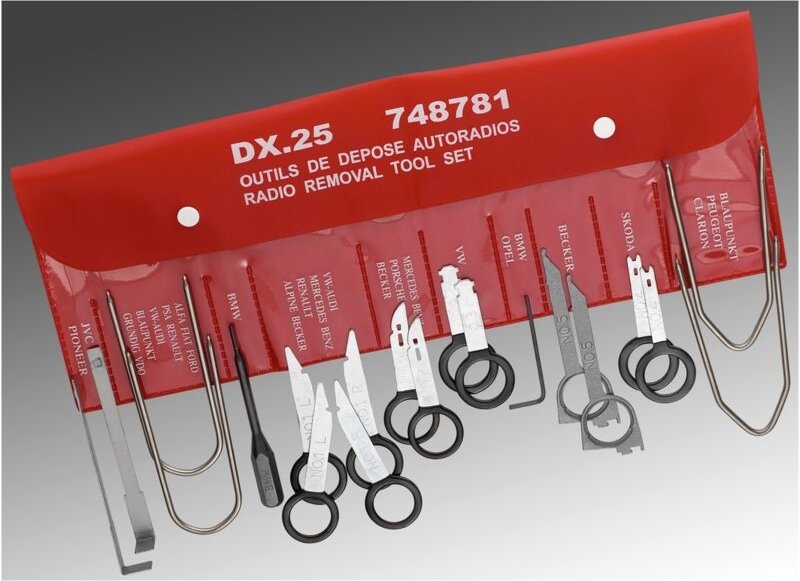 FACOM Spezialwerkzeuge für Autoradios 20-tlg.