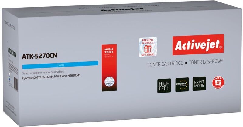 Activejet Toner für Kyocera TK-5270C neu ATK-5270CN