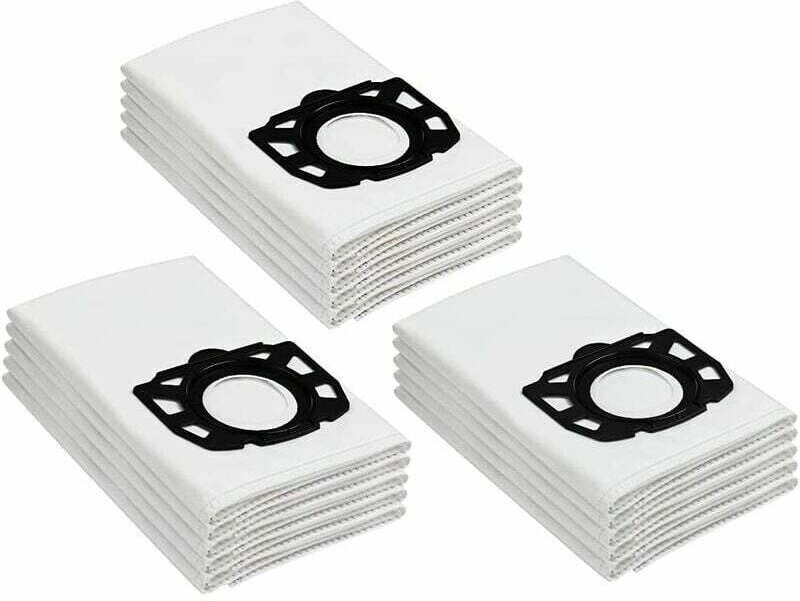 15 Stück wd4p Staubsaugerbeutel für Karcher WD4 WD5 WD6 WD5 / Premium / MV4 / MV5 / MV6, ersetzt 2.863-006.0