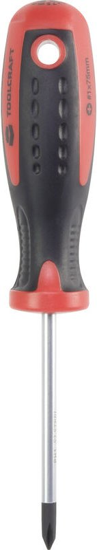 96029C1109 Werkstatt Kreuzschlitz-Schraubendreher ph 1 Klingenlänge: 75 mm din iso 8764 - Toolcraft