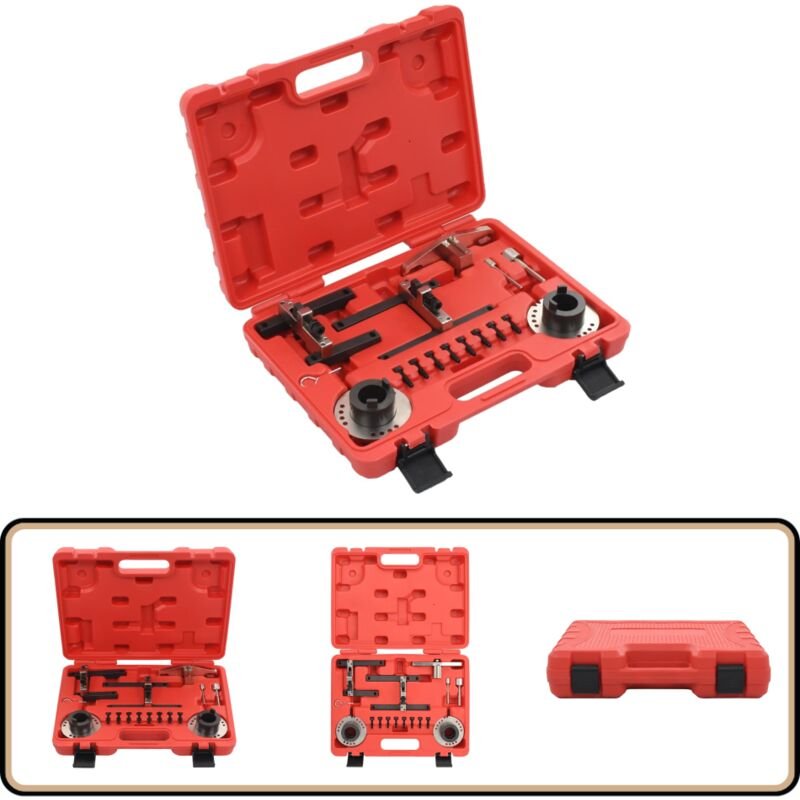 Vidaxl - 16-tlg. Motoreinstellwerkzeug-Set für Ford - Ford Werkstatt - Motorenservice - Nockenwelleneinstellung - Zahnri...