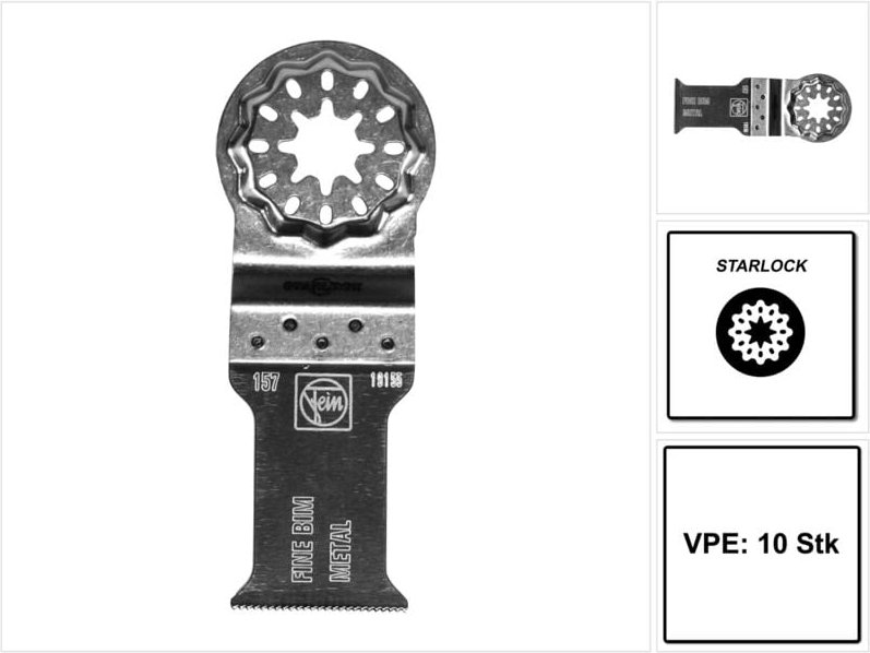 Fein - 10x E-Cut Fine Sägeblatt Starlock 30 mm - 63502157240