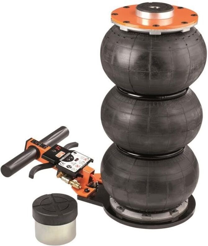 Bahco - Ballon-Wagenheber mit 3 Hubballons und kurzem Griff