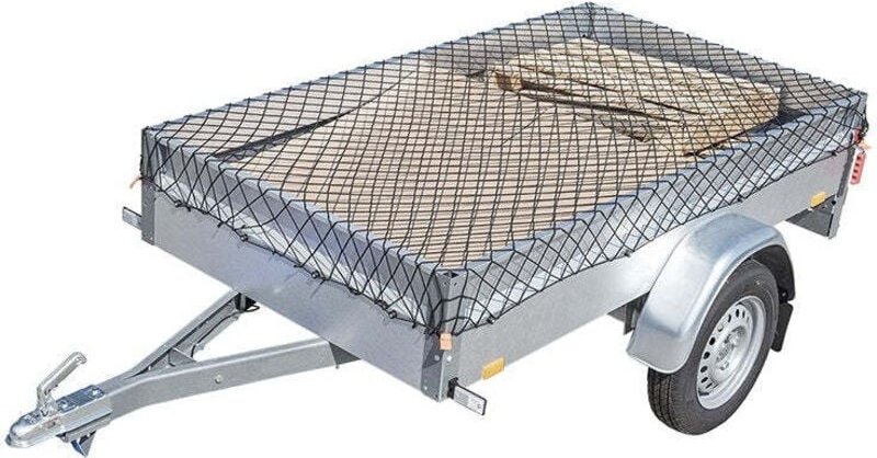 Anhangernetz 25 x 4 m dehnbar mit elastischer kordel