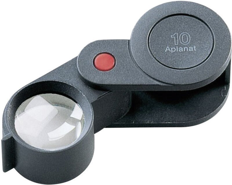 Eschenbach - 118210 Einschlaglupe Vergrößerungsfaktor: 10 x Linsengröße: (ø) 23 mm Schwarz