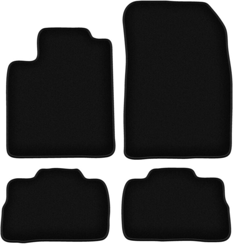 Thumbnail - BASIC schwarze Veloursmatten für: Suzuki Kizashi Limousine (2009-2014)