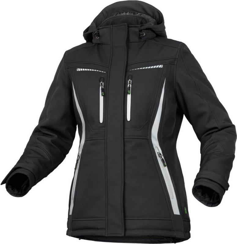 Leibwächter - Damen Winter-Softshelljacke Flex-Line FLXDI05 Gr. 38 schwarz