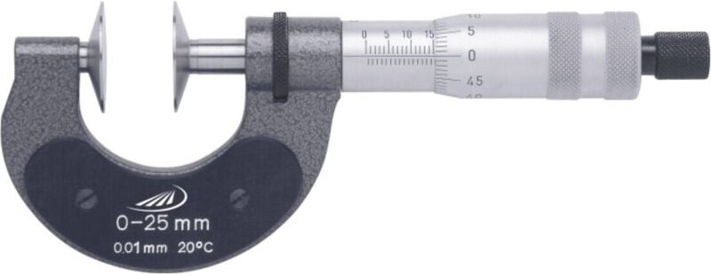 Thumbnail - Helios-Preisser Bügelmessschraube für Zahnweiten, 0,01mm, 175-200mm