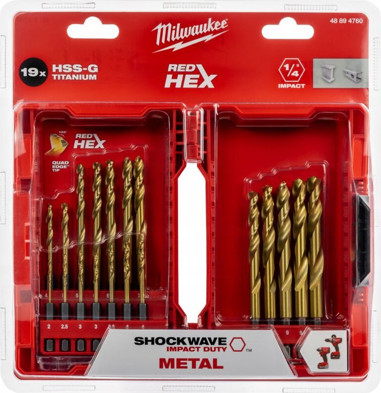 SWave HSS-G Zinn Metallbohrer 19er Set