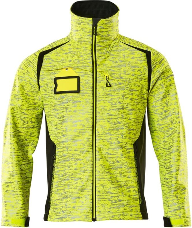 Softshelljacke mit Reflexeffekte 19202 Gr. 2XL hi-vis gelb/schwarz - Mascot