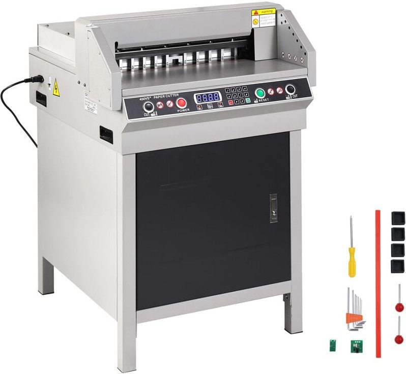 Mophorn 18" 450 mm Papierschneider, robuste elektrische Schneidemaschine für den Einsatz im Büro