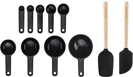 KitchenAid KitchenAid Knetutensil-Set de 11 Stück - Schwarz Onyx