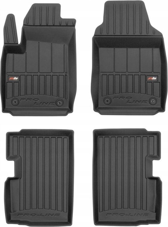 GUMMI-WISCHERBLÄTTER FIAT 500 ab 2007 - 3D-MULDE