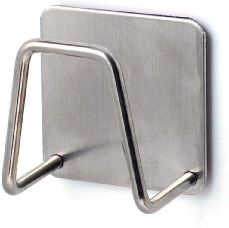 Portaspugna da Cucina Generico Autoadesivo Scolaspugne per Lavello Supporto per Spugna in Acciaio Inox Accessori per Lav...