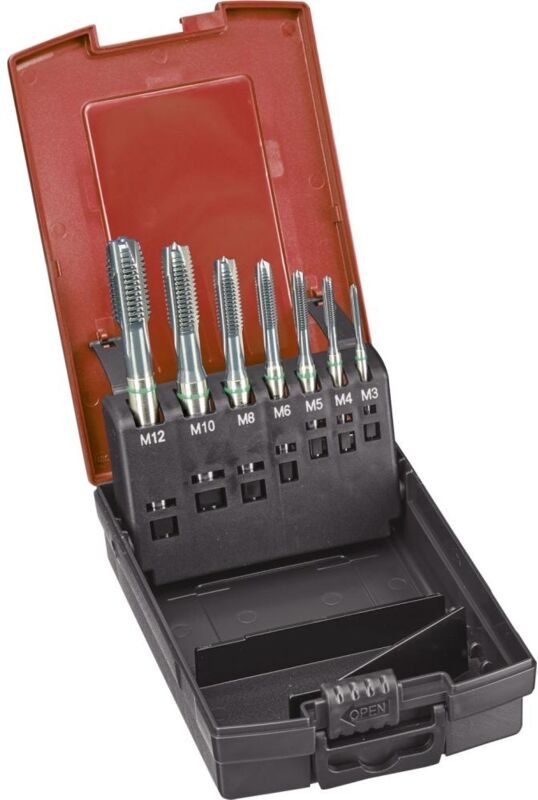 Format - Maschinengewindebohrer supra DIN376 hsse-pm Typ uni 6HX Durchgangs- loch M3-M12 gt