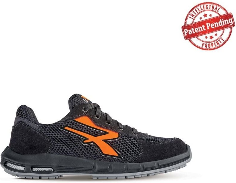 Sicherheitsschuhe niedrig ATOS ESD PLUS S1P SRC - Schwarz/Orange 42