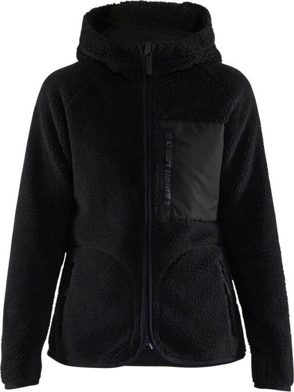 Arbeitsfleecejacke für Damen 4727 - Schwarz XXL