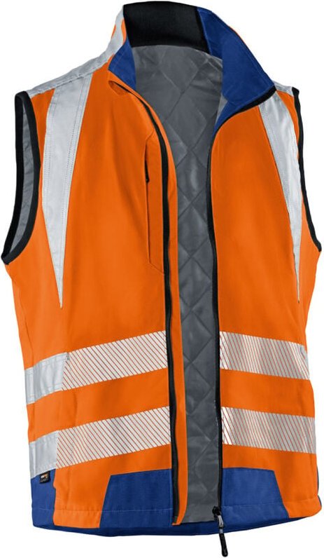 Kübler Weste reflectiq psa 2 7207 warnorange/kbl.blau Gr.XL