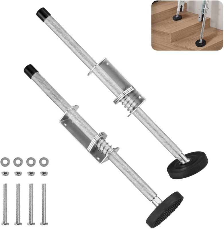 VEVOR Leiternivellierer,20Zoll Stahl,550 lbs Tragkraft,Leiternivellierwerkzeug,Steigungstrichter,Treppenleiterstabilisat...