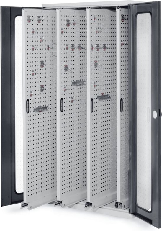 Kappes ®RasterPlan Vertikalschränke 1950x1000x600mm Modell 83 Sichtfenstertüren anthrazitgrau