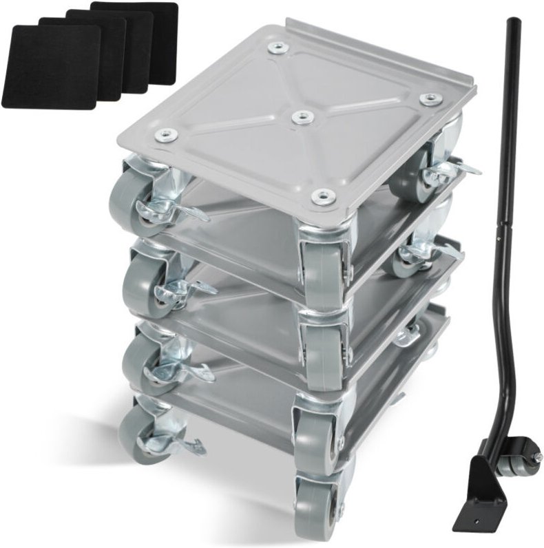 Swanew Möbelroller Möbelheber Möbelrollen Transportroller Möbelhund Laufrollen 4 Stück