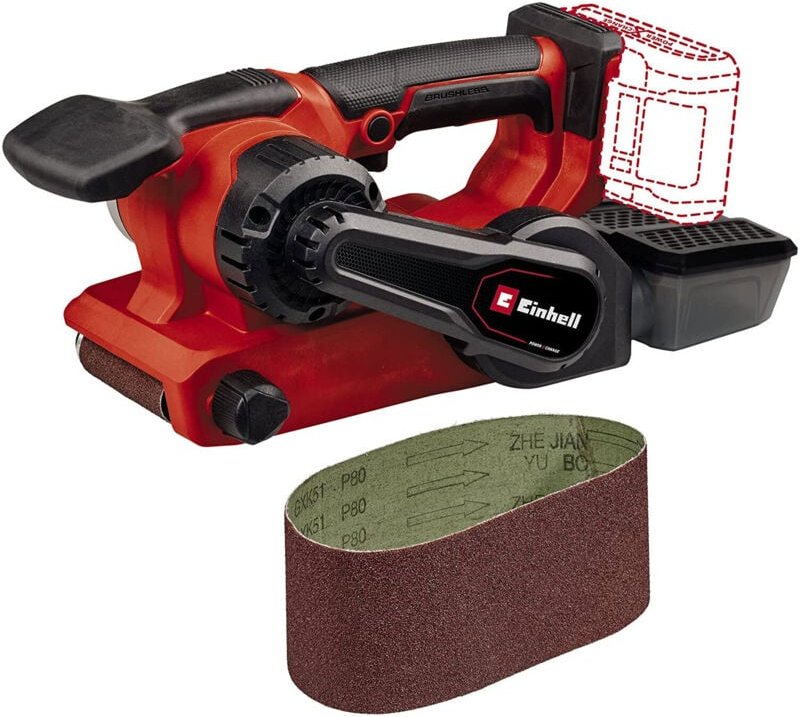 Ponceuse à bande 18V (solo) tp-bs 18/457 Li bl Einhell 4466270