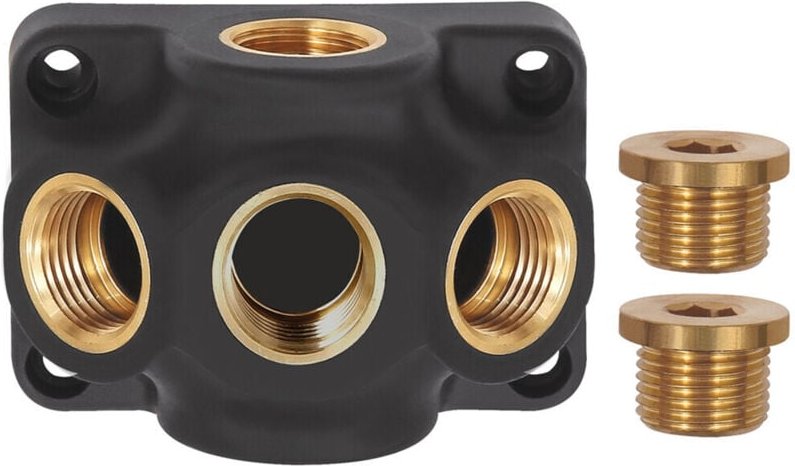 Verteilerdose Kunststoff mit Durchgangsbohrung 3 - Riegler