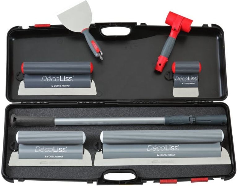 Set Koffer DécoLiss für Trockenbauer (7 Stk.) - OUTIL PARFAIT 80492