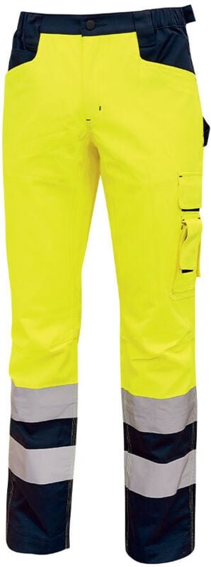 Arbeitshose mit Hochsichtbarkeitsfutter RADIANT – Neon Gelb 2XL – FR (48/50) – EU (54/56)