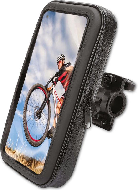 Fahrrad-Smartphone-Halter, wasserdicht, schwarz - Manhattan