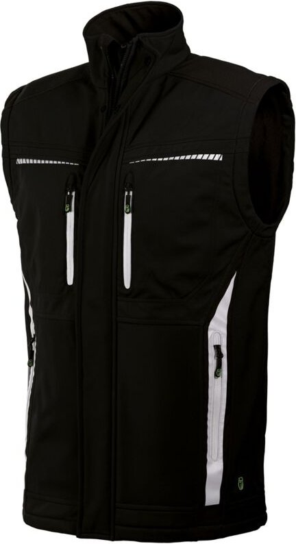 Leibwächter Softshell-Bodywarmer FLEXB Gr. XL schwarz