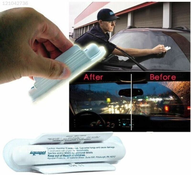 Thumbnail - Andere Auto-Ersatzteile, 2x AQUAPEL Applikator Windschutzscheibe Glas Behandlung Wasser regen abweisend abstößt neue-RAP...