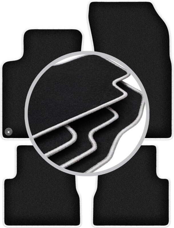 CARLUX-SILVER Autofußmatten für: Opel Corsa F Fließheck (2019-)