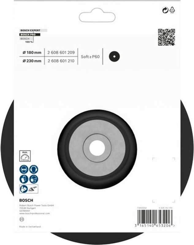 Pro Stützteller weich, 180 mm, M14