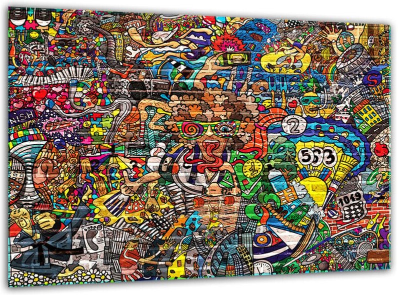 Thumbnail - Glasscheidebrett Mythos 30 x 22 Mosaik -Temperatur