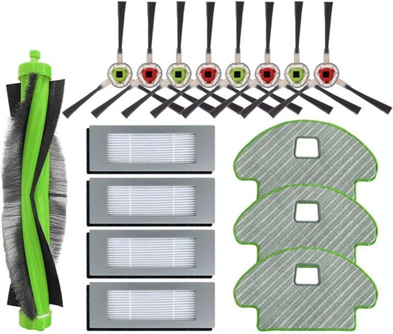 Ersatz-Reinigungszubehör-Set für Staubsauger Irobot Roomba Combo 113 R113840, Ersatzteile für Kehrroboter, 1 Walzenbürst...