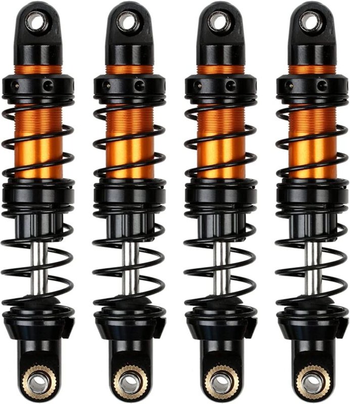 Memkey - RC-Stoßdämpfer, 4-teiliges RC-Zubehör, RC-Stoßdämpfer für 1/10 rc Crawler Car Axial SCX10 90046 AXI03007 TRX4 T...