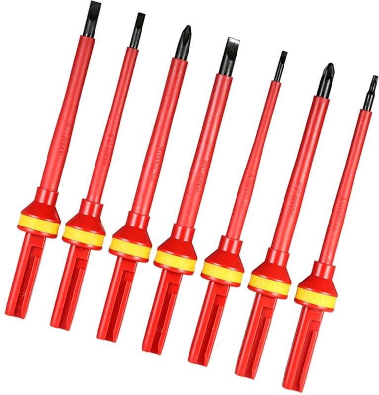 Schraubendreher-Set mit Isolierten, Starken Magnetischen Bits, Elektriker-Werkzeug für Manuelle Reparaturen, Inklusive K...