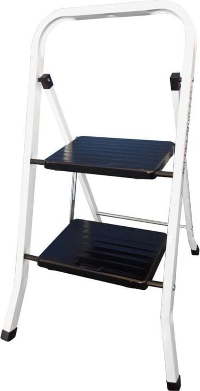 Klapptritt 2-Stufig Haushaltsleiter Stehleiter Sprossenleiter Klappleiter