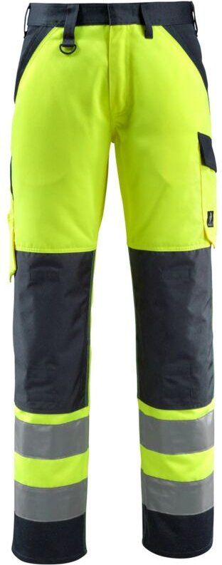 Warnschutzhose Maitland safe light 15979-948-17010 Gr. 52 hi-vis gelb/schwarzblau - Mascot