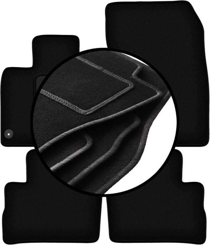 Komplettset Veloursmatten für: Nissan Qashqai III SUV (2021-)