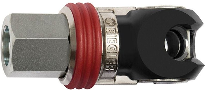 Schwenk-Sicherheitskupplung nw 8, iso 6150 c, Stahl, g 1/4 ig - Riegler