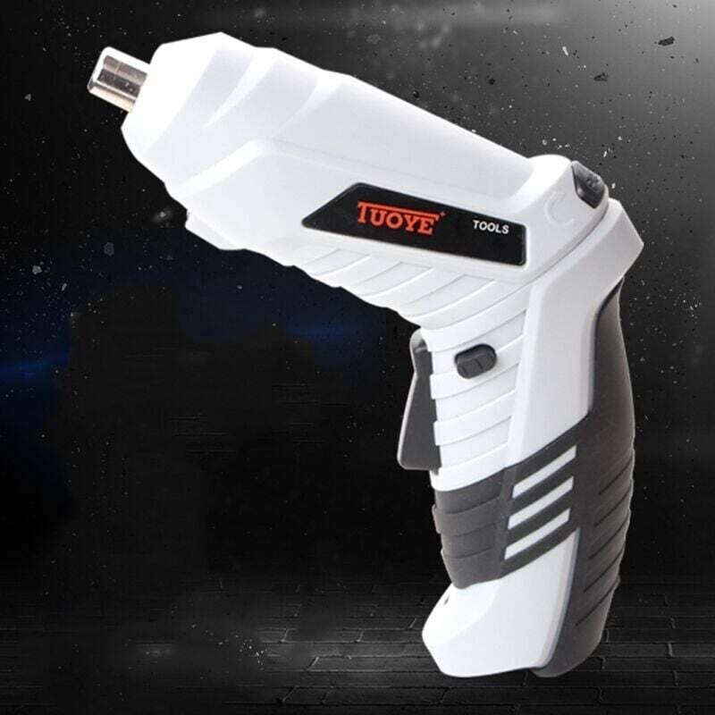 Akku-Bohrschrauber, 600 mAh 3,6 V Schraubendreher, Ideal für Handwerker, Möbel- und Spielzeugmontage, 1 Set mit 18 Teile...