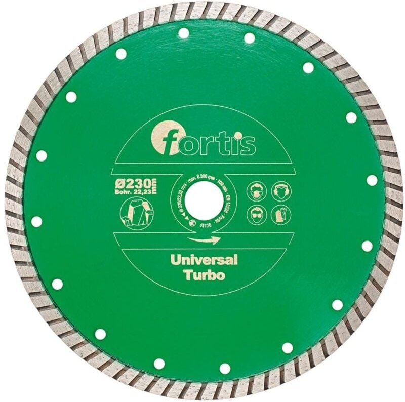 FP - Fortis Diamant-Trennscheibe Universal Turbo ø 180 mm turbosegmentiert 10 mm Bohrung 22,2 mm