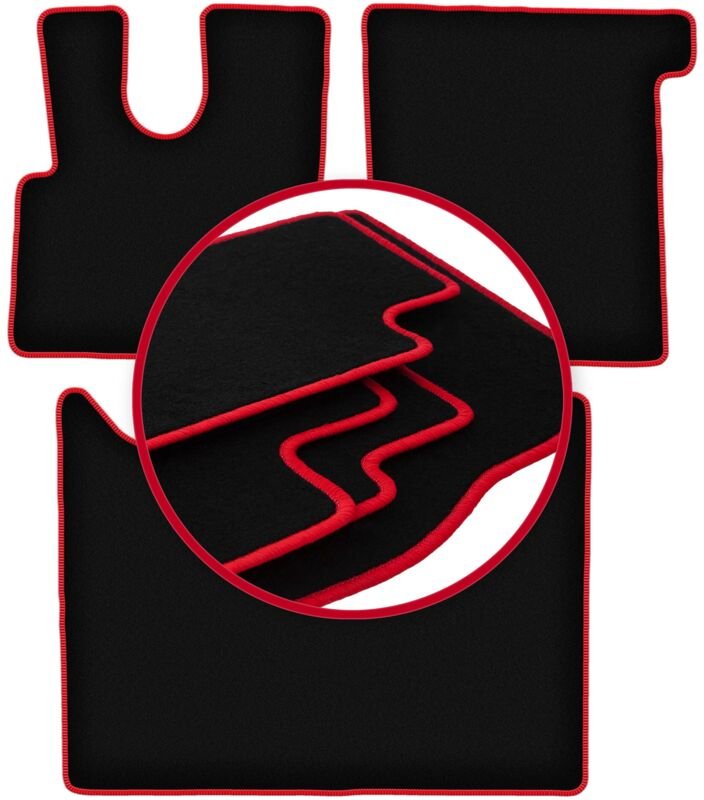 CARLUX-RED Autofußmatten für: Daf XF 106 Automatik (2017)