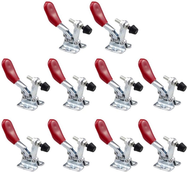 Thumbnail - Roter Knebelspanner GH-201A 27 kg Schnellspannwerkzeug Horizontale Klemmen Hand Neues Hochleistungswerkzeugzubehör - 10 ...