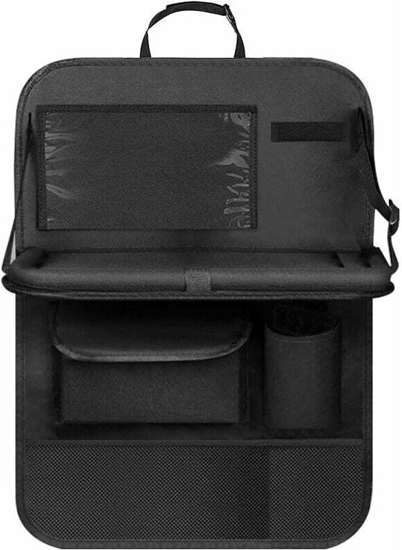 Thumbnail - ZVD-Kinder-Auto-Organizer, Rücksitzschutz mit transparenter Tasche, Organizer mit Ablage und Tasche für Telefon/iPad (Sc...